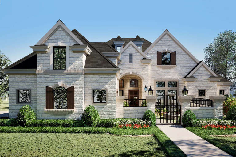 House Plan House Plan #16637 Front Elevation