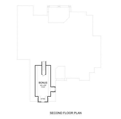 Bonus Room for House Plan #5445-00219