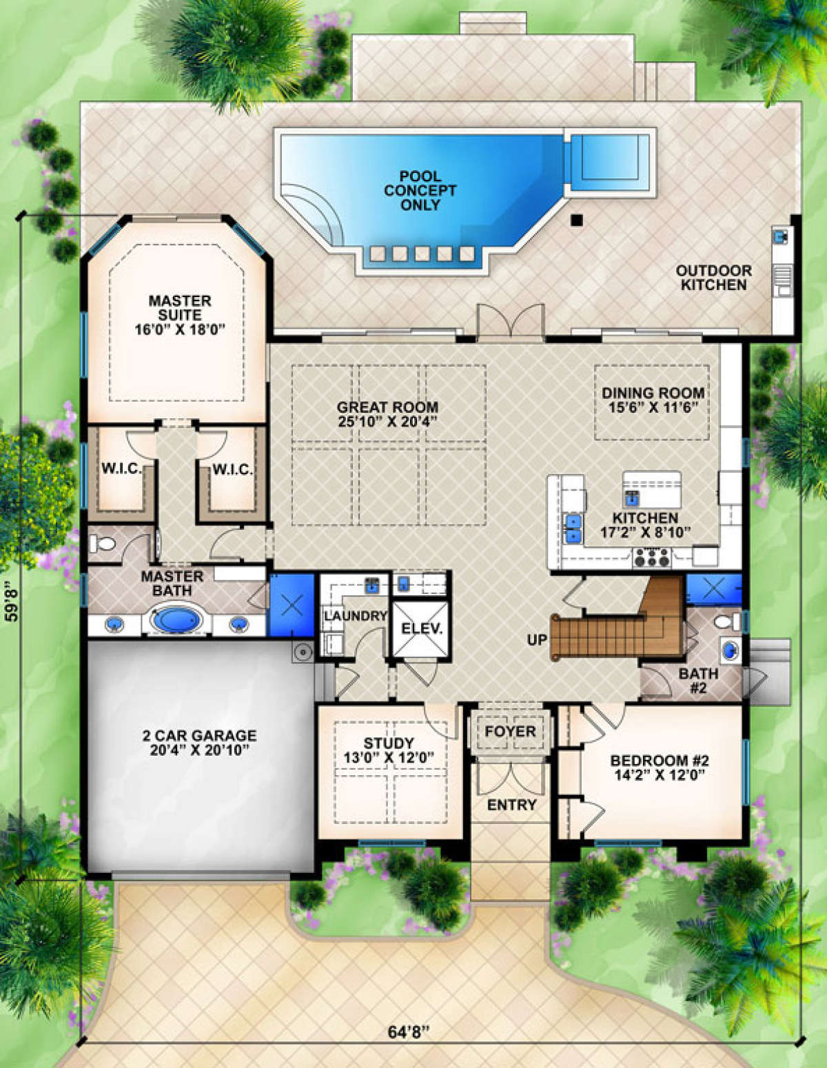 Main Floor for House Plan #5565-00012
