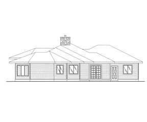 Ranch House Plan #039-00331 Elevation Photo