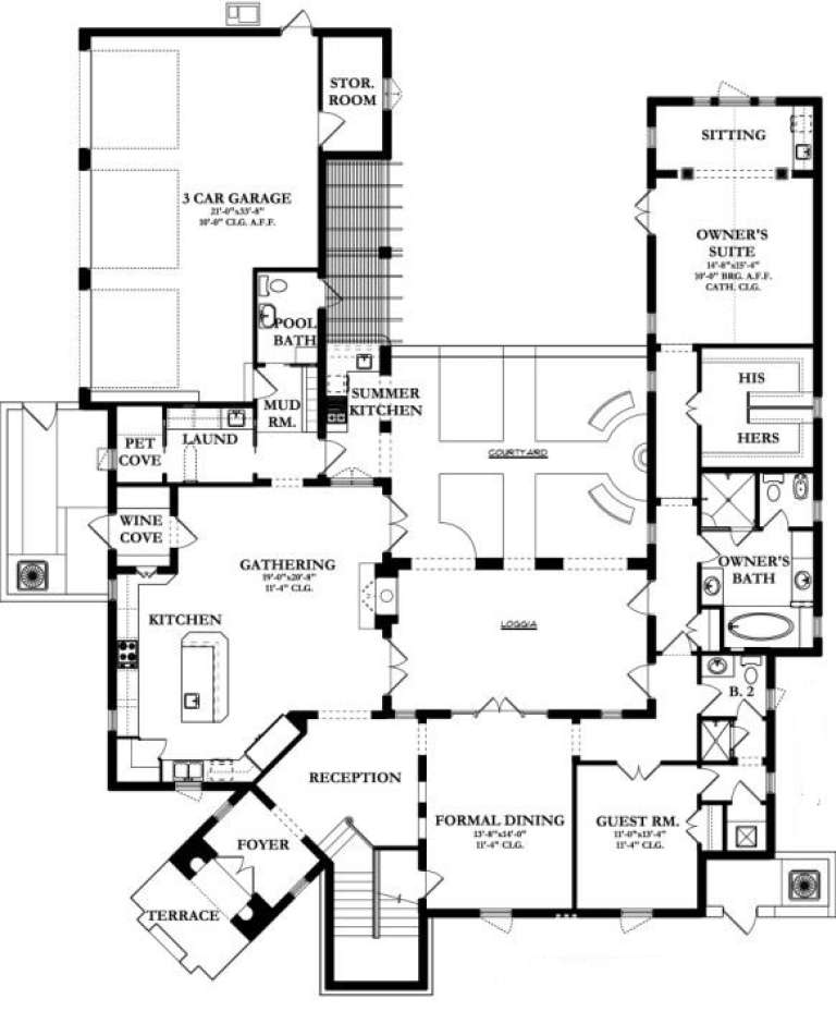 House Plan House Plan #16650 Drawing 1