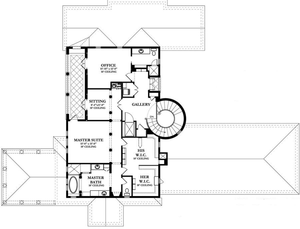 Floorplan 2 for House Plan #3978-00010