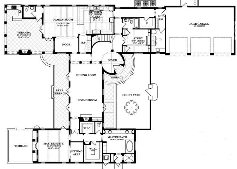 House Plan House Plan #16652 Drawing 1