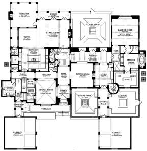 Floorplan 1 for House Plan #3978-00013
