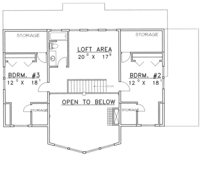 House Plan House Plan #1666 Drawing 2