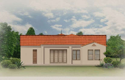 Florida House Plan #3978-00022 Elevation Photo