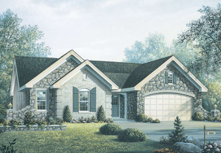 Country House Plan #5633-00220 Elevation Photo