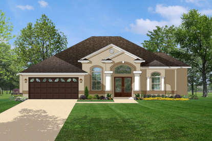 Florida House Plan #3978-00030 Elevation Photo