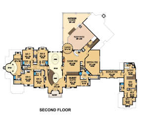 Floorplan 2 for House Plan #5445-00230