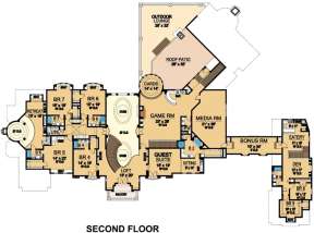 Floorplan 2 for House Plan #5445-00230