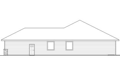 Prairie House Plan #035-00639 Elevation Photo