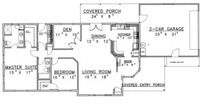 Floorplan for House Plan #039-00334