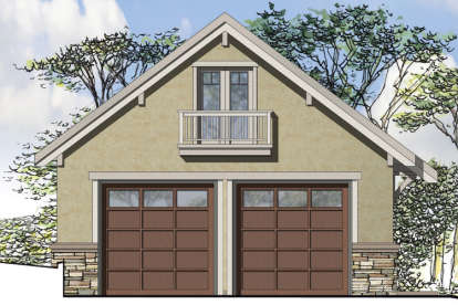 0 Bed, 0 Bath, 986 Square Foot House Plan - #035-00641