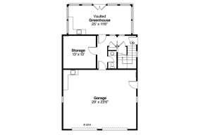 Floorplan 1 for House Plan #035-00641