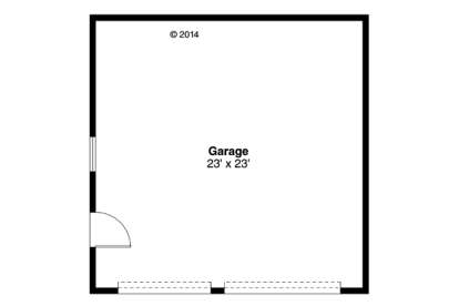 Floorplan 1 for House Plan #035-00643