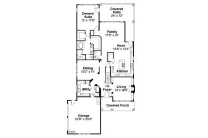 Floorplan 1 for House Plan #035-00645