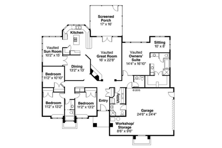 House Plan House Plan #16686 Drawing 1