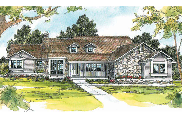 House Plan House Plan #16687 Front Elevation