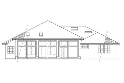 Ranch House Plan #035-00648 Elevation Photo