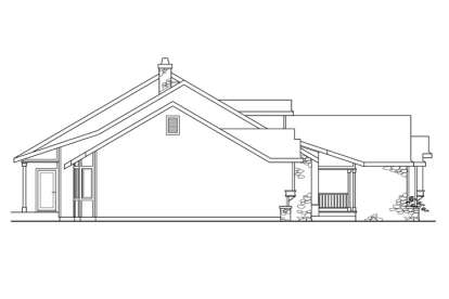 Ranch House Plan #035-00648 Elevation Photo