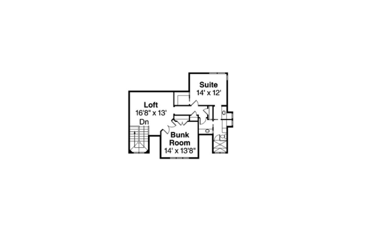 Floorplan 2 for House Plan #035-00651