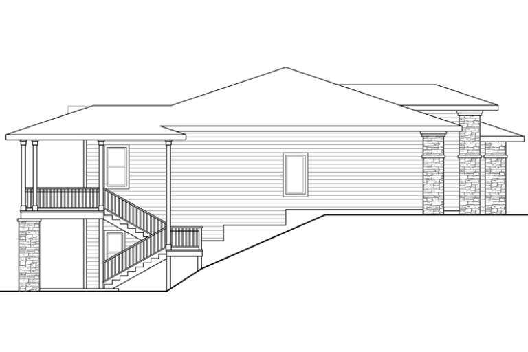 Craftsman House Plan #035-00652 Elevation Photo
