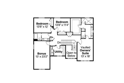 Floorplan 2 for House Plan #035-00654