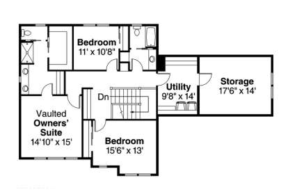 Floorplan 2 for House Plan #035-00656