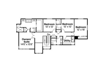 Floorplan 2 for House Plan #035-00657
