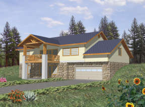Country House Plan #039-00335 Elevation Photo