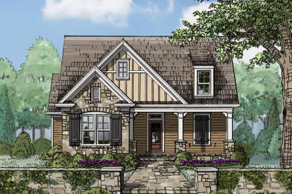 Craftsman House Plan #3418-00003 Elevation Photo