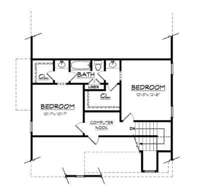 Floorplan 2 for House Plan #3418-00003