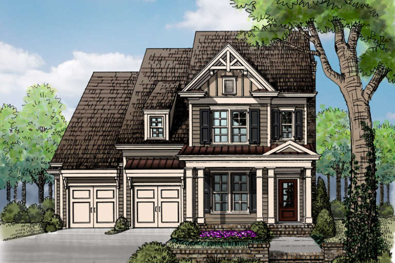 House Plan House Plan #16701 Front Elevation