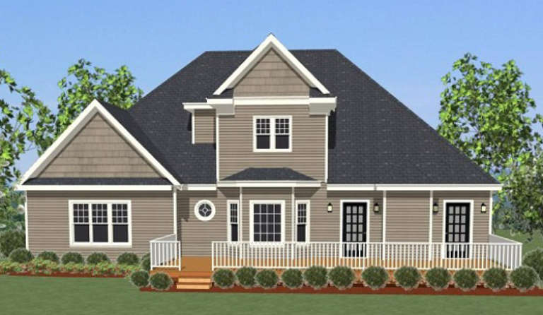 Craftsman House Plan #6849-00001 Elevation Photo