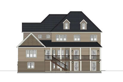 Traditional House Plan #6849-00003 Elevation Photo