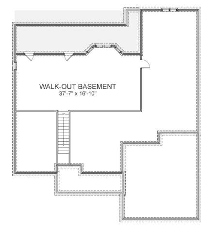 Basement Floor Plan for House Plan #6849-00003