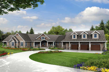 3 Bed, 3 Bath, 4568 Square Foot House Plan - #035-00659