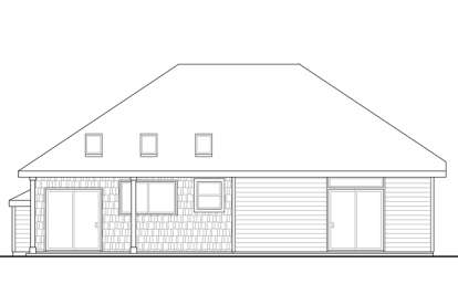 Ranch House Plan #035-00661 Elevation Photo