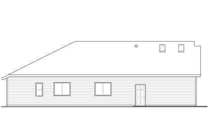 Ranch House Plan #035-00661 Elevation Photo