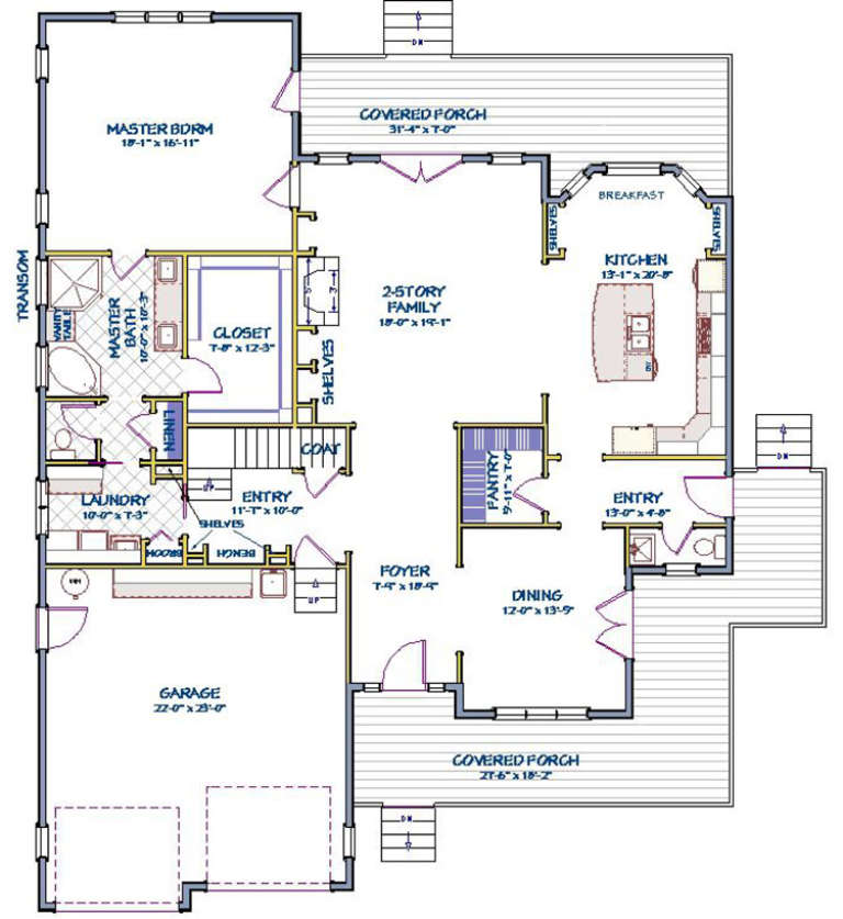 House Plan House Plan #16714 Drawing 1