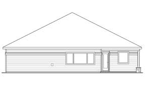 Ranch House Plan #035-00662 Elevation Photo