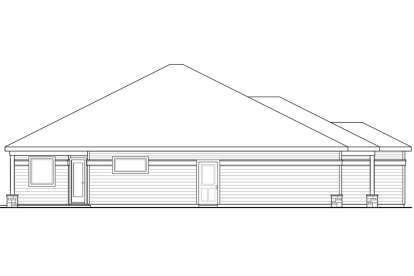 Ranch House Plan #035-00662 Elevation Photo