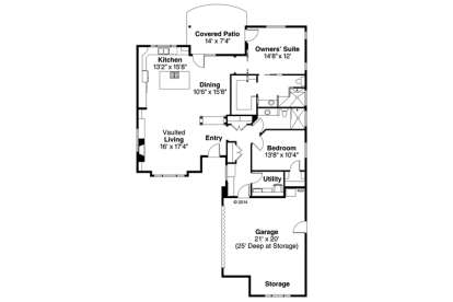 Floorplan1 for House Plan #035-00663