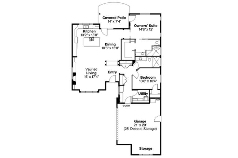 House Plan House Plan #16716 Drawing 1