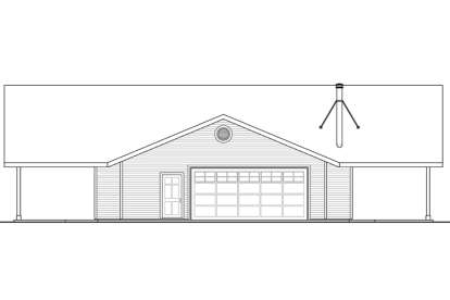 Vacation House Plan #035-00664 Elevation Photo