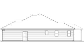 Ranch House Plan #035-00665 Elevation Photo