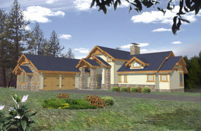 Craftsman House Plan #039-00337 Elevation Photo