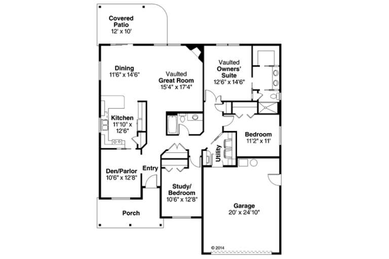 House Plan House Plan #16720 Drawing 1