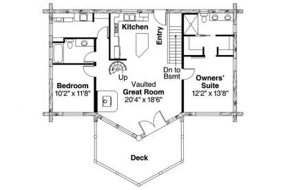 Floorplan 1 for House Plan #035-00668