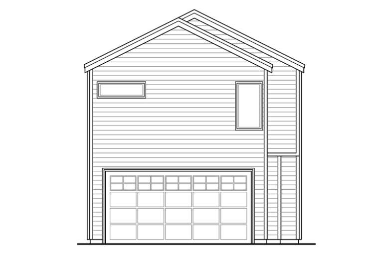 Modern House Plan #035-00669 Elevation Photo